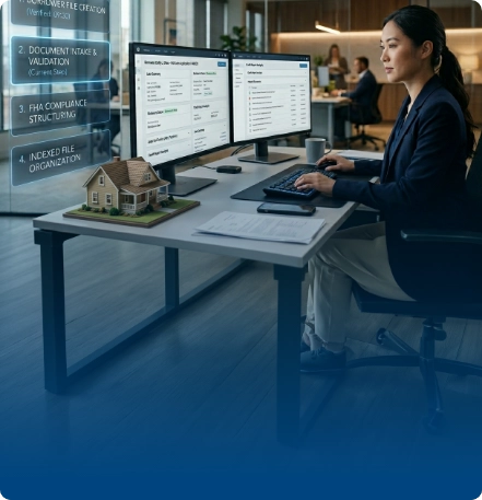 FHA Loan Setup Services and File Creation